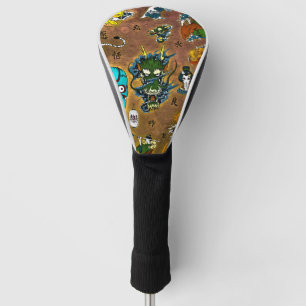 Japanese Theme Golf Head Cover