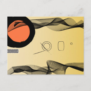 Japanese Theme Postcard