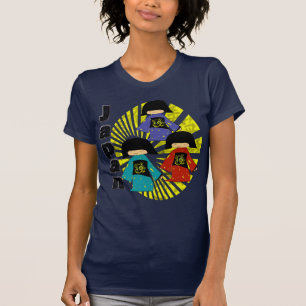 Japanese Three Cute Geisha T-Shirt