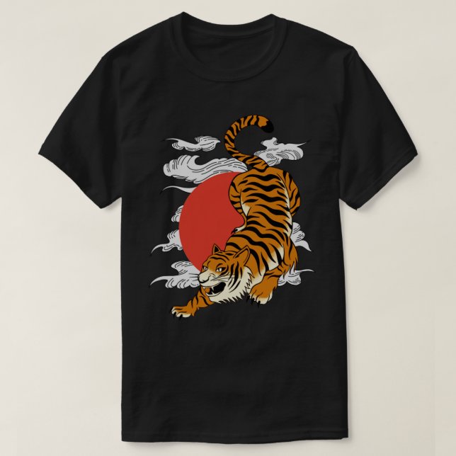 Japanese Tiger T-Shirt (Design Front)