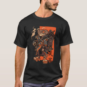 Japanese Toad Ninja Samurai Katana Sword T-Shirt