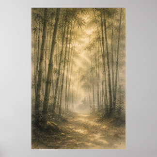Japanese Torii Gate Japandi Wall Art Poster