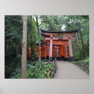 Japanese Torii Gates Poster