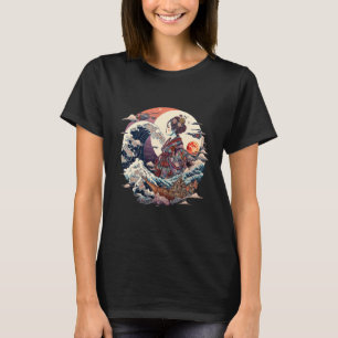 Japanese Traditional Art Geisha The Great Wave T-Shirt
