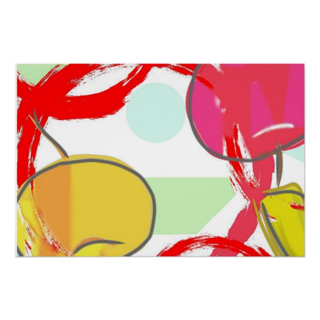 Japanese Traditional Colorful Poster (Front)