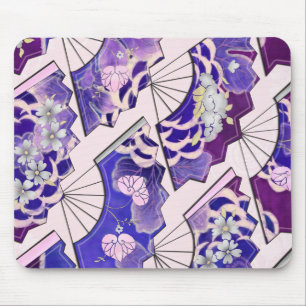 Japanese Traditional Fans Mouse Mat