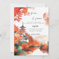 Japanese Traditional KYOTO Landscape Wedding