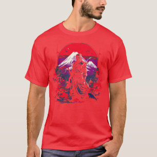 Japanese Traditional Mount fuji Japan Geisha 3 T-Shirt
