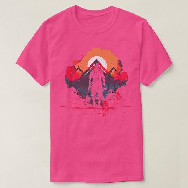 Japanese Traditional Mount fuji Japan Geisha T-Shirt (Design Front)