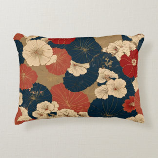 Japanese Traditional Seamless Pattern  Decorative Cushion