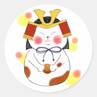 Japanese Traditional Vintage Classic Round Sticker