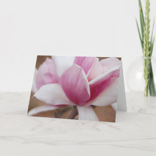 Japanese Tulip Flower Greeting Card