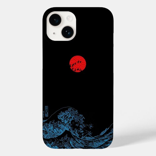 Japanese Ukiyo Art Case-Mate iPhone Case (Back)
