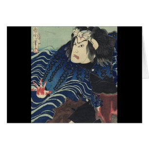 japanese ukiyo-e ocean waves Samurai Warrior