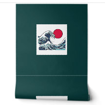 Japanese Ukiyo-e Ocean Waves Smooth Wallpaper