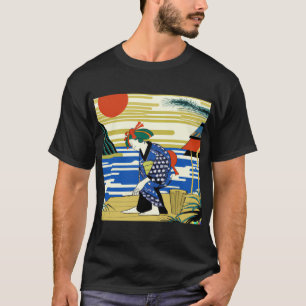 Japanese Ukiyo-e Original Artwork T-Shirt