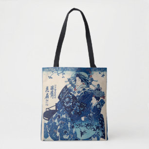 Japanese Ukiyo-e – Utagawa Kuniyoshi – Custom Text Tote Bag