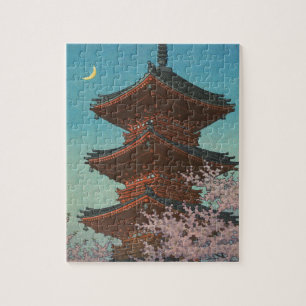 Japanese ukiyoe art (Hasui Kawase) Jigsaw Puzzle