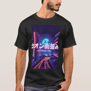 Japanese Vaporwave City Futurism Cyber Vaporwave A T-Shirt