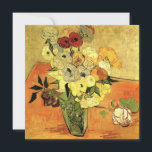 Japanese Vase, Roses, Anemones by Vincent van Gogh<br><div class="desc">Still Life: Japanese Vase with Roses and Anemones by Vincent van Gogh is a vintage fine art post impressionism floral painting featuring a Japanese vase with a bouquet of beautiful garden roses and anemone flowers. About the artist: Vincent Willem van Gogh (1853 -1890) was one of the most famous Post...</div>