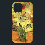 Japanese Vase, Roses, Anemones by Vincent van Gogh iPhone 12 Case<br><div class="desc">Still Life: Japanese Vase with Roses and Anemones by Vincent van Gogh is a vintage fine art post impressionism floral painting featuring a Japanese vase with a bouquet of beautiful garden roses and anemone flowers. About the artist: Vincent Willem van Gogh (1853 -1890) was one of the most famous Post...</div>