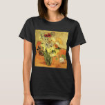 Japanese Vase, Roses, Anemones by Vincent van Gogh T-Shirt<br><div class="desc">Still Life: Japanese Vase with Roses and Anemones by Vincent van Gogh is a vintage fine art post impressionism floral painting featuring a Japanese vase with a bouquet of beautiful garden roses and anemone flowers. About the artist: Vincent Willem van Gogh (1853 -1890) was one of the most famous Post...</div>