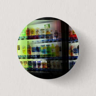 Japanese vending machine 3 cm round badge