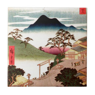 Japanese Village with Mountain Tile