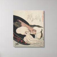 Japanese Vintage Art Seafood Bounty