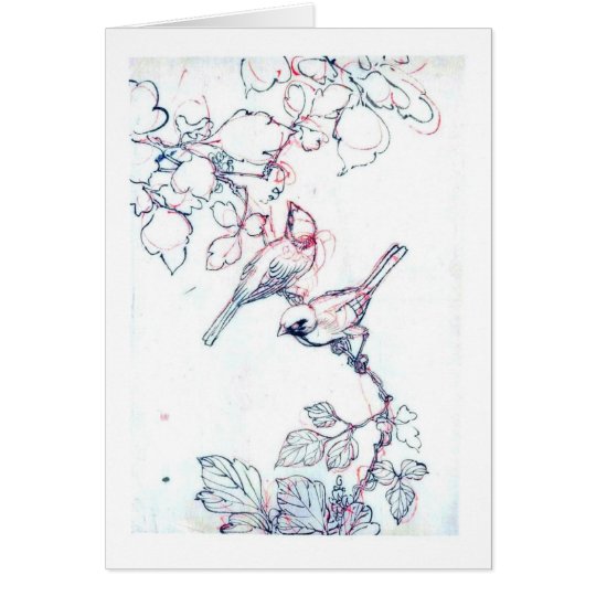 Japanese Vintage Birds Cards
