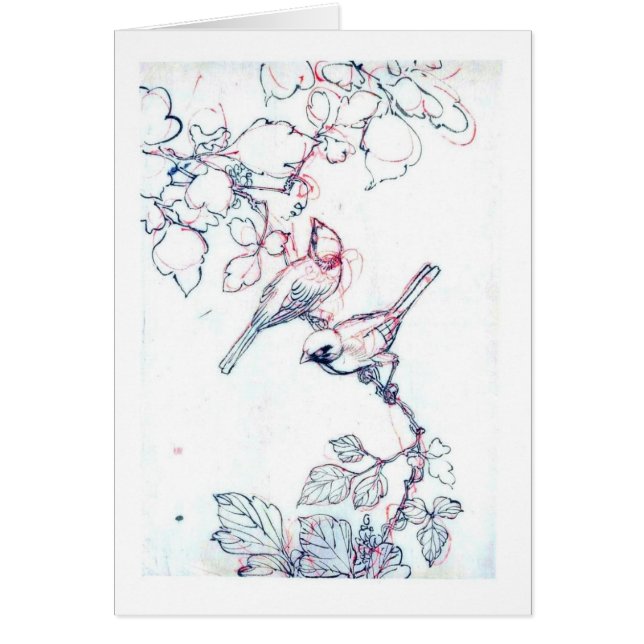 Japanese Vintage Birds Cards (Front)