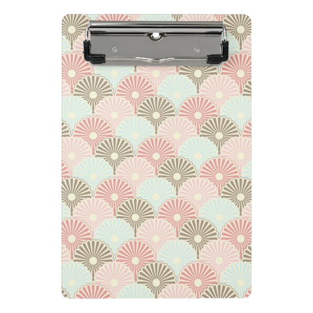 Japanese vintage pattern mini clipboard (Front)
