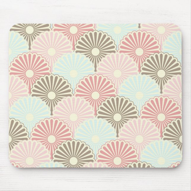 Japanese vintage pattern mouse mat (Front)