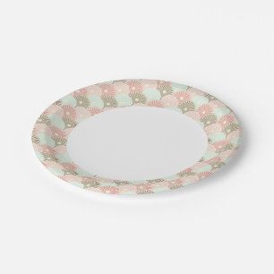 Japanese vintage pattern paper plate