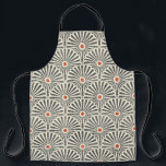 Japanese vintage pattern, seamless texture. apron<br><div class="desc">Seamless japanese vintage pattern on texture background. Endless abstract pattern can be used for ceramic tile, wallpaper, linoleum, textile, wrapping paper, web page background. Vintage illustration Step back in time with a vintage art deco seamless pattern in beige, red, purple, and brown. Seamless Japanese vintage pattern on a texture background....</div>