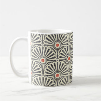 Japanese vintage pattern, seamless texture. coffee mug