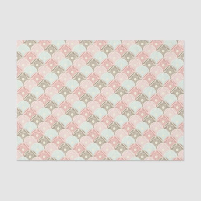 Japanese vintage pattern tissue paper (Front)
