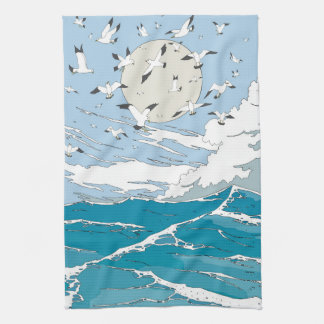 Japanese Vintage Seqscape Tea Towel