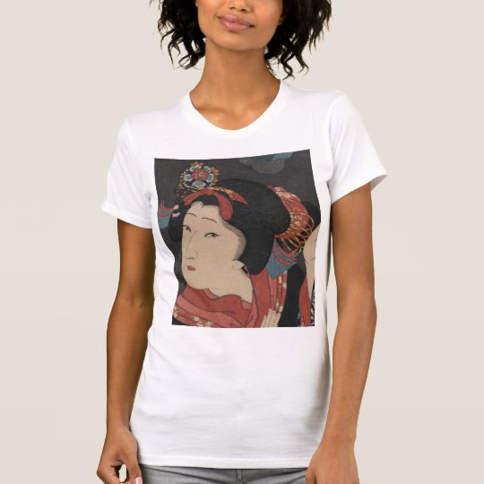 Japanese vintage woodcut maiden Oshichi T-Shirt