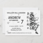 Japanese Warrior Birthday Invitation -Japan Style<br><div class="desc">Nothing is happier than partying with the people that you care and love,  and creating unforgettable memories for you. Don’t hesitate to choose these Japanese themed high-quality boys and girls Birthday party invitation cards for your party.</div>