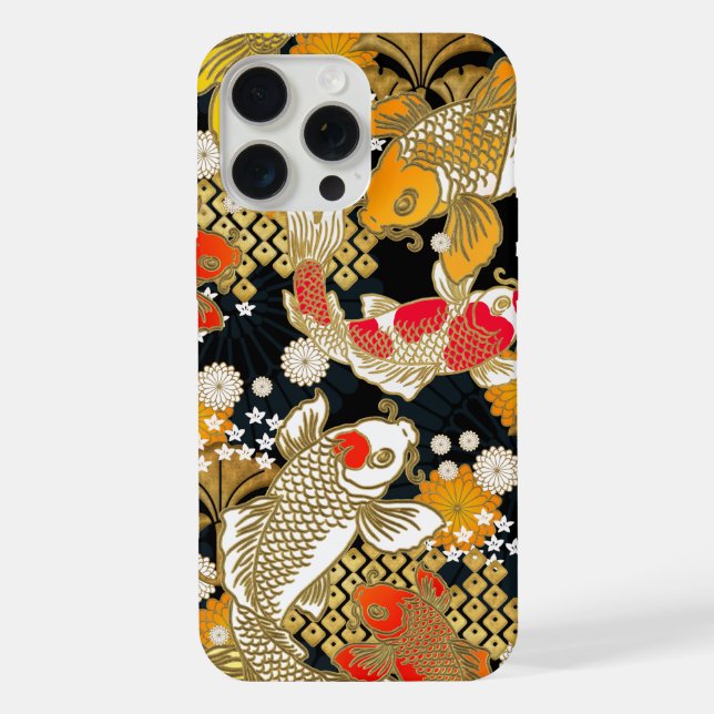 japanese washi pattern iPhone case (Back)