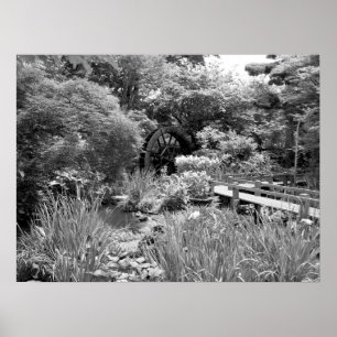 Japanese Water Garden Poster