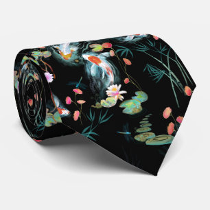 Japanese Water Garden Tie