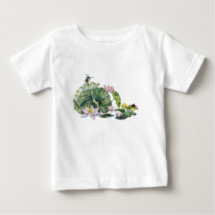 Japanese Water Lilies and Lotus Flowers Baby T-Shirt