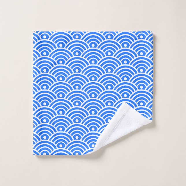 Japanese Water Wave  Wash Cloth (Wash Cloth)