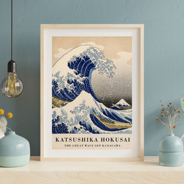 Japanese Wave Illustration | Great Wave Artwork Poster (Creator Uploaded)