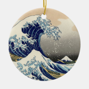 Japanese Wave Ornament
