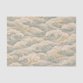 JAPANESE WAVE PATTERN TISSUE PAPER