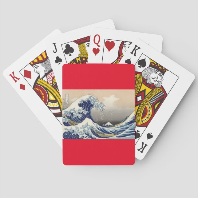 JAPANESE WAVE PLAYING CARDS (Back)