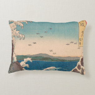 Japanese Waves Naruto Whirlpool Artwork Decorative Cushion